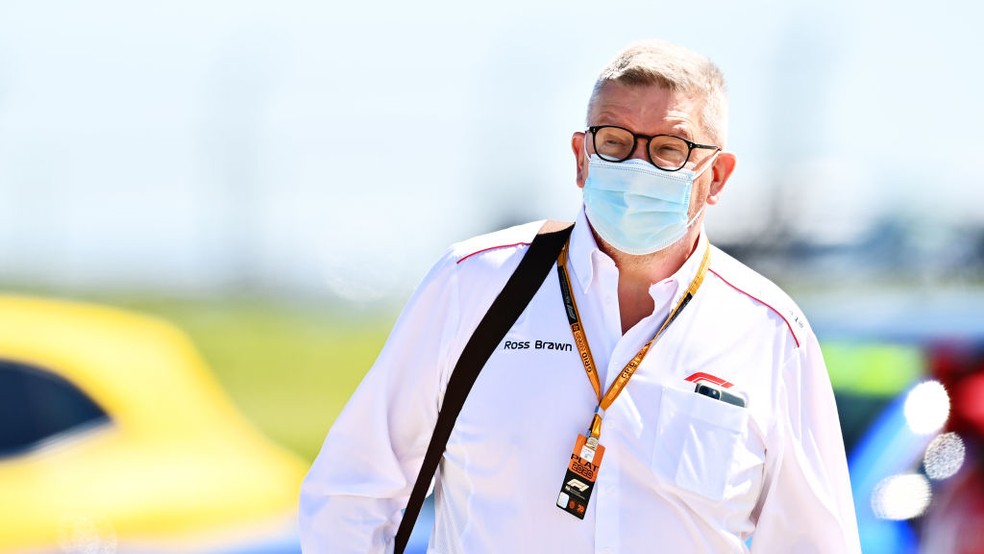 Ross Brawn, diretor esportivo da Fórmula 1, em Silverstone — Foto: Clive Mason/Formula 1 via Getty Images