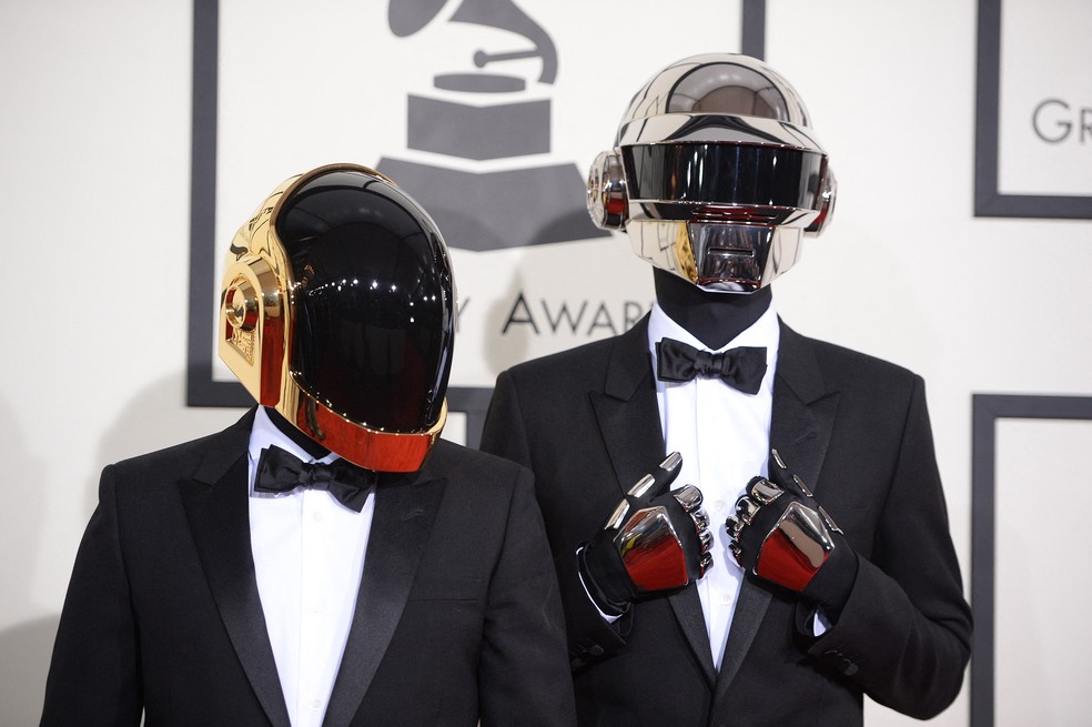 Daft Punk, em foto de janeiro de 2014 — Foto: Robyn Beck/AFP/Arquivo