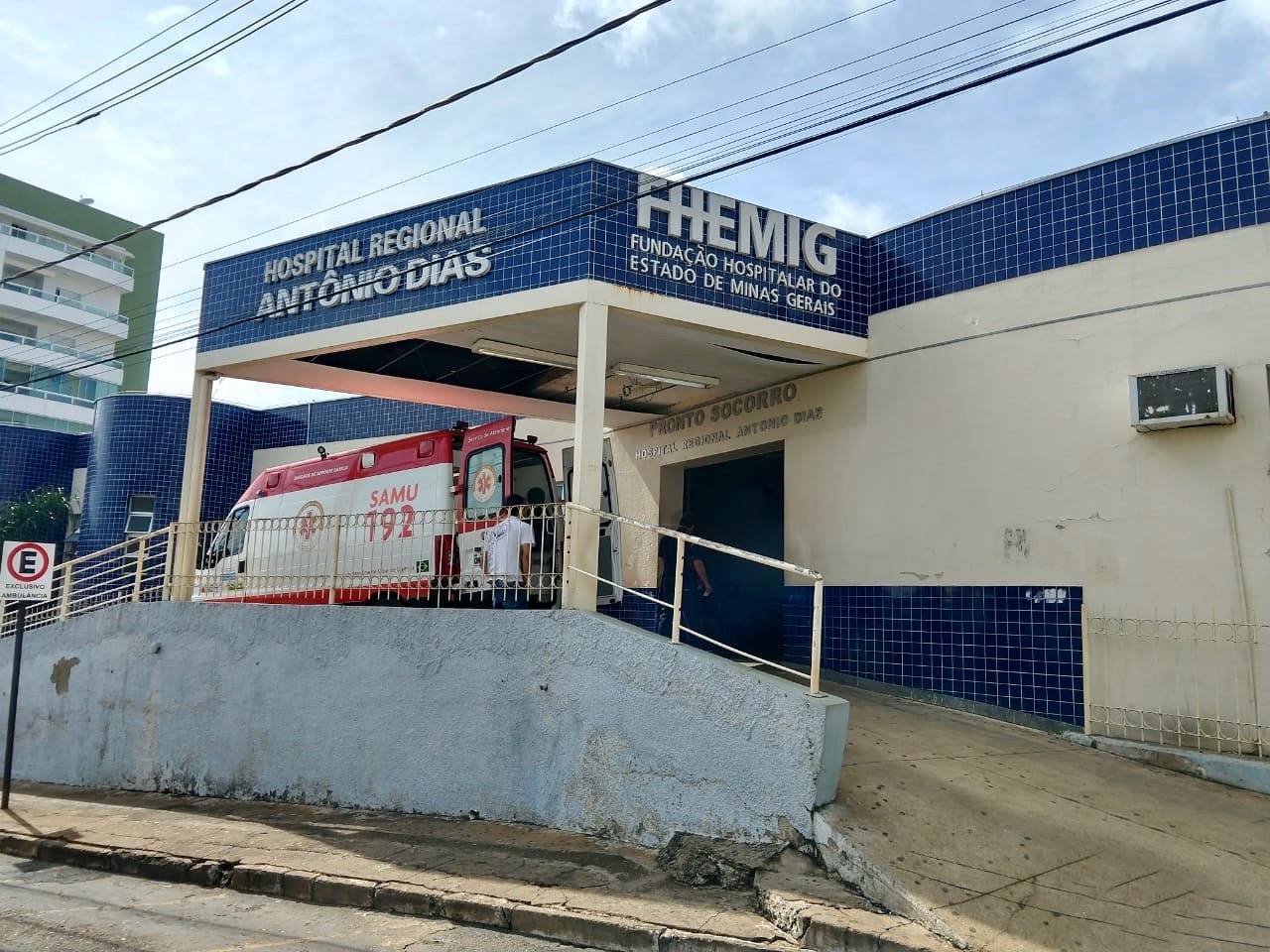 Hospital Regional Antônio Dias. Foto: Clube Notícia/Divulgação