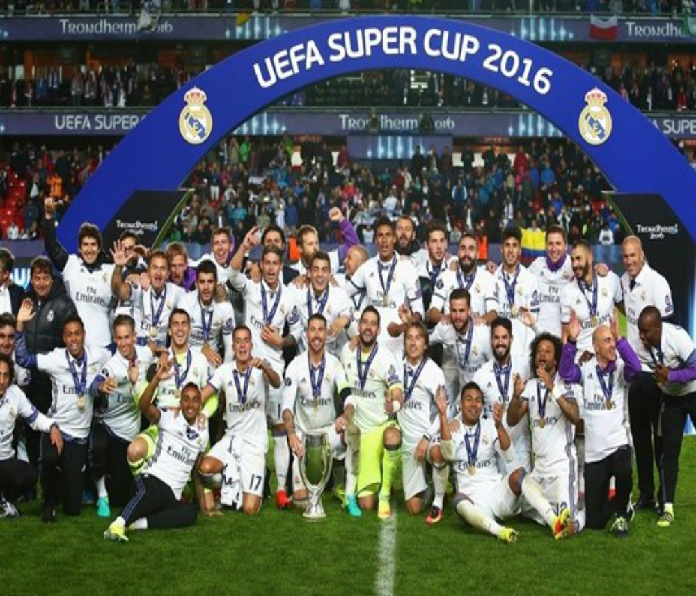 Os gols de Casemiro e Isco derrotam o Manchester United e dão ao Real Madrid o primeiro título da temporada (Foto: Uefa)