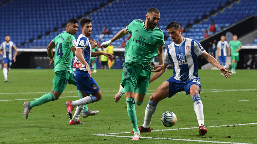 Casemiro marcou o gol da vitória do Real na última rodada após bela assistência de Benzema. Foto: Divulgação/Real Madrid.