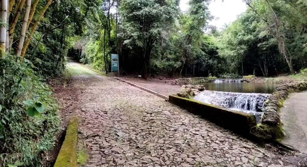 O Lago dos Sonhos, no Parque das Mangabeiras, em Belo Horizonte — Foto: PBH/Reprodução