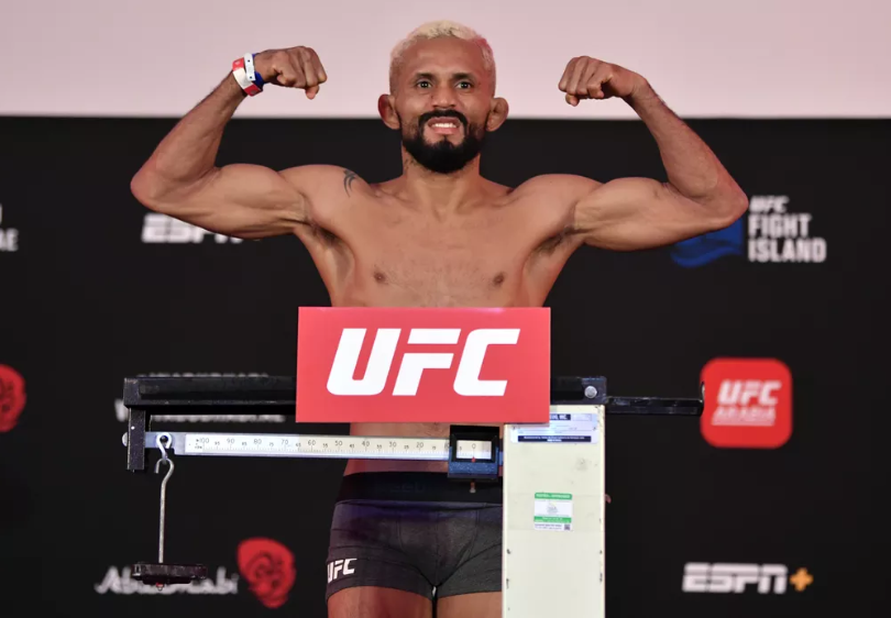 Deiveson pesou 56,7 kg ontem e está apto para lutar. Foto: Getty Images.