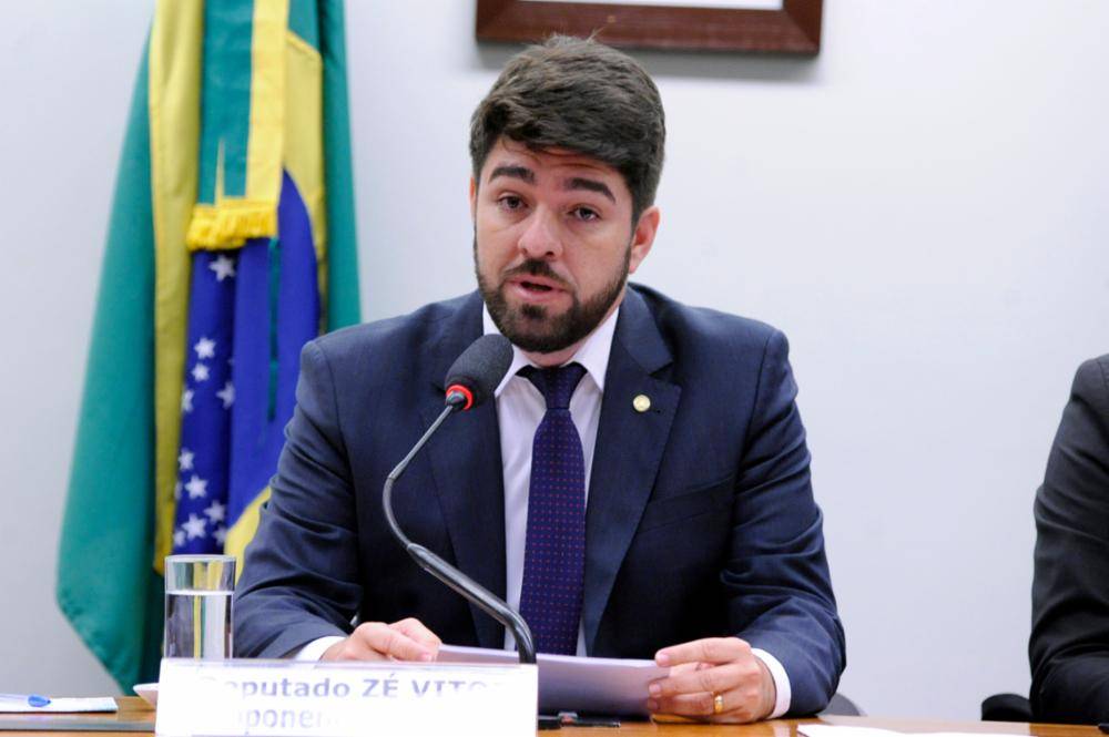 "Deputado Zé Vitor (PL-MG), relator da MP 944, de financiamento da folha.| Foto: Agência Câmara"

