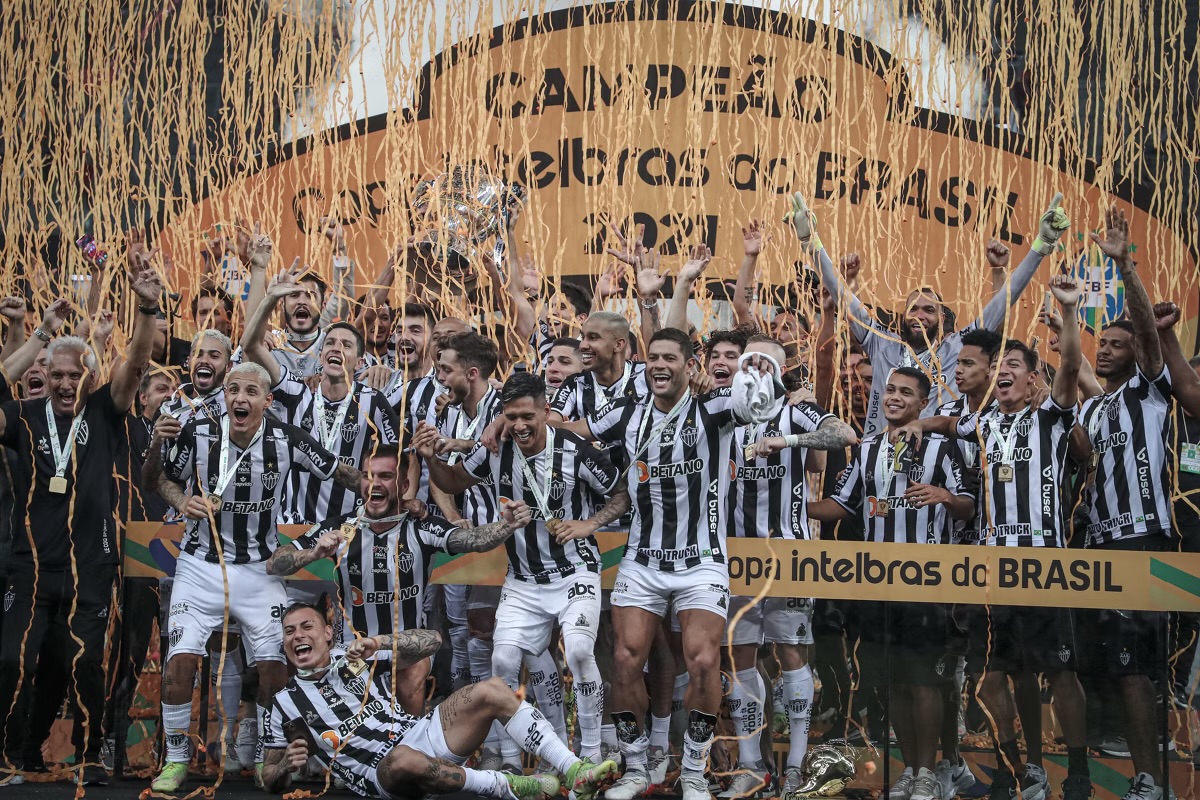 Grupo atual do Galo tem remanescentes do título da Copa do Brasil de 2021
Foto: Pedro Souza / Atletico